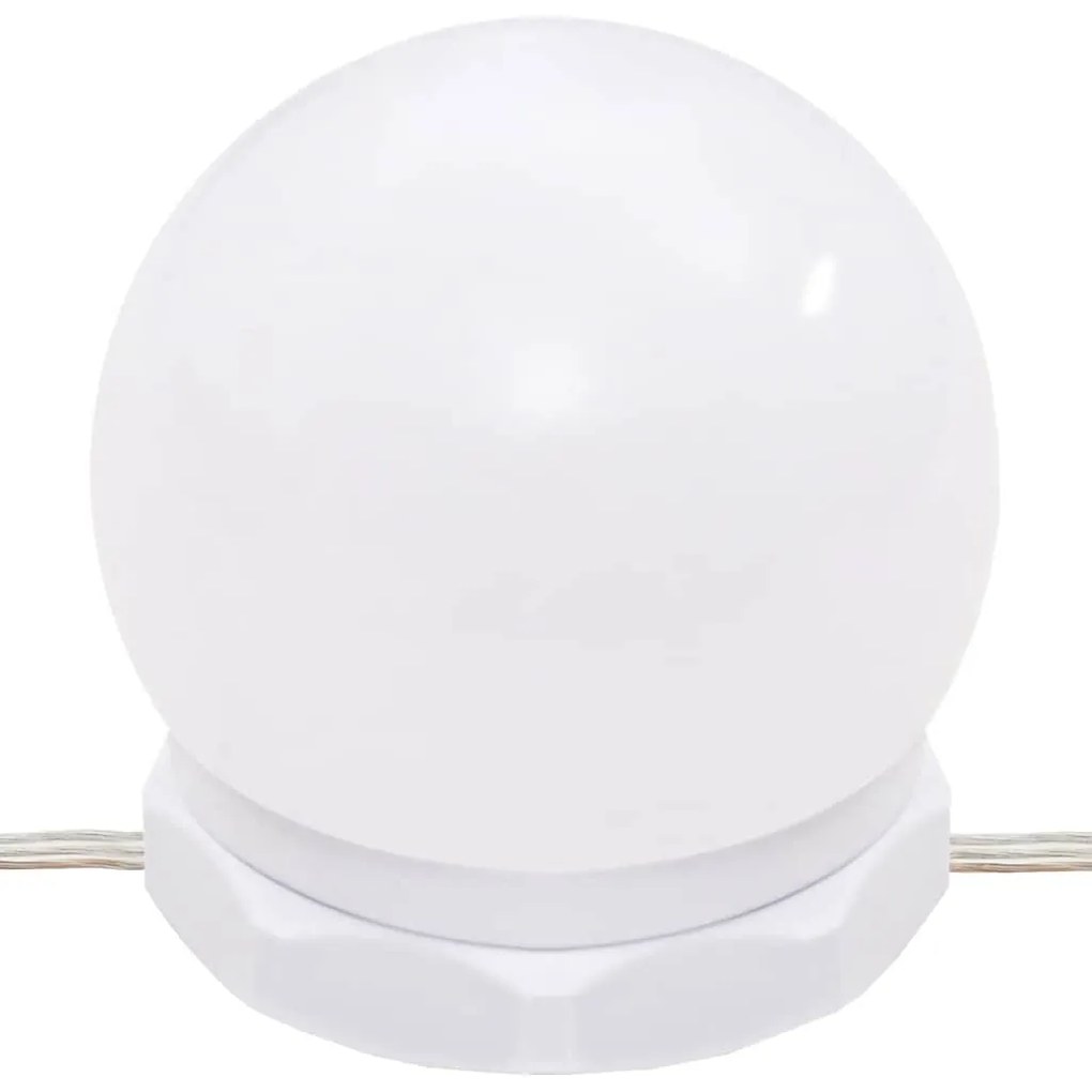 vidaXL Έπιπλο Καθρέπτη με LED Γκρι Sonoma 90x31,5x62 εκ.