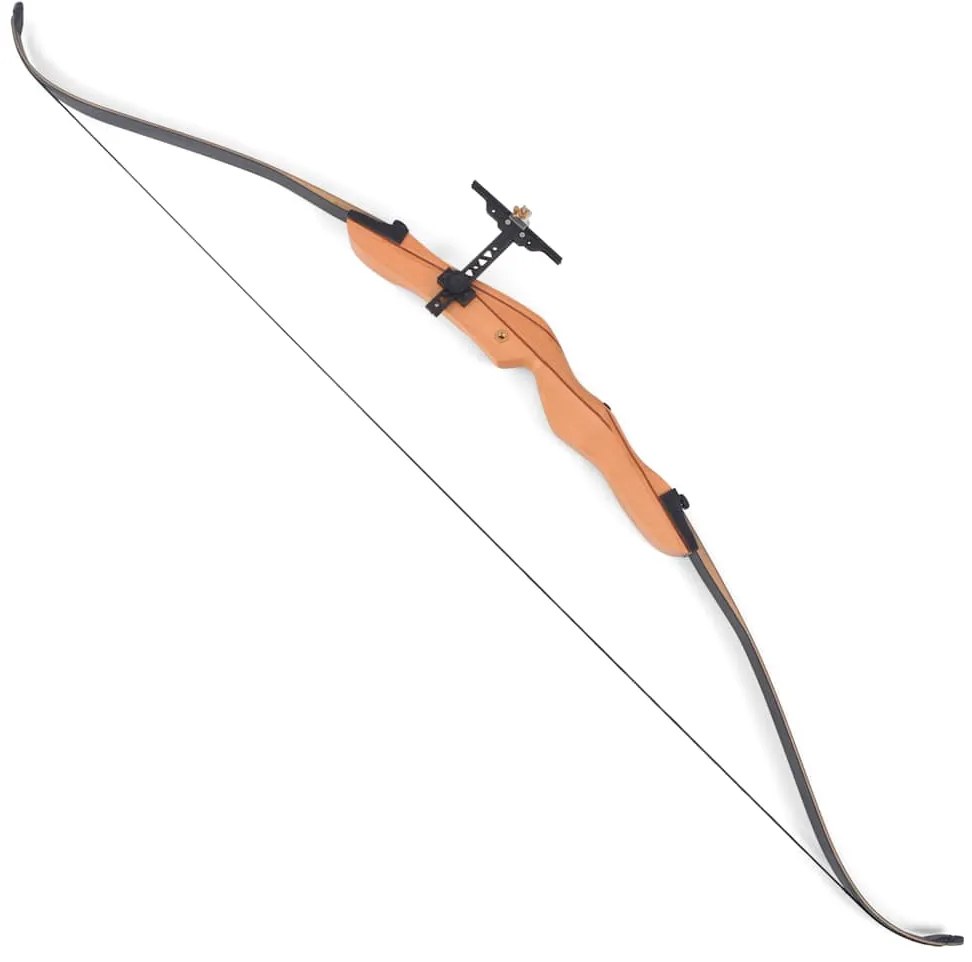 vidaXL Τόξο Ολυμπιακό Αντίκυρτο για Ενήλικες 68" 30 lb