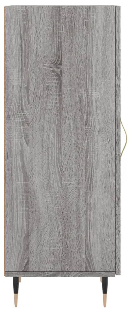 vidaXL Ντουλάπι Γκρι Sonoma 34,5x34x90 εκ. από Επεξεργασμένο Ξύλο