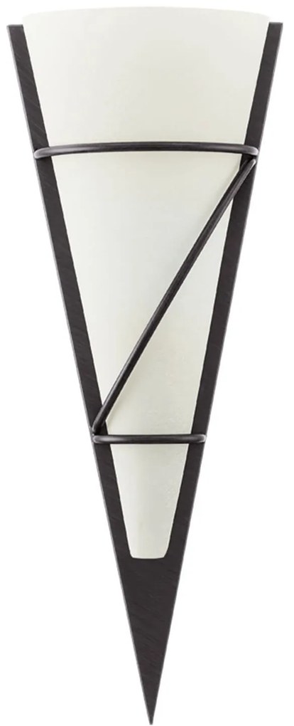 Φωτιστικό Τοίχου Pascal 1 87793 Beige Eglo Metal, Glass