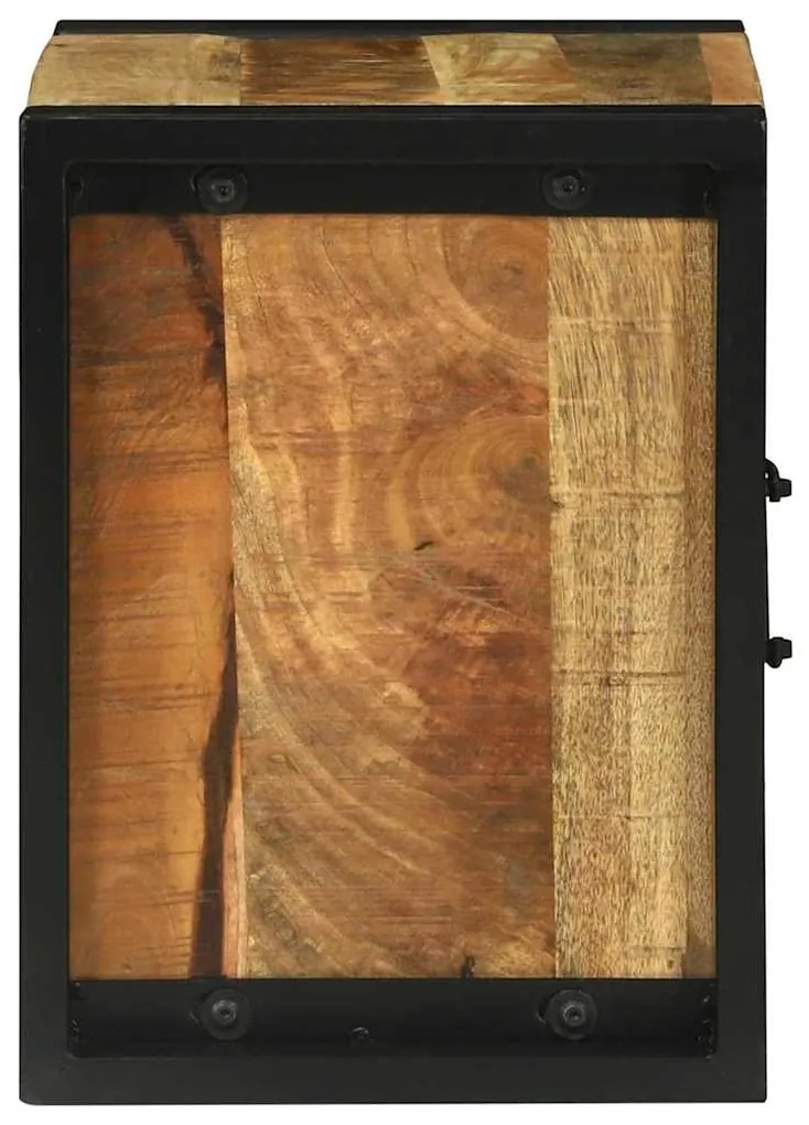 vidaXL Ντουλάπι Μπάνιου Καφέ 40 x 30 x 40 εκ. Μασίφ ξύλο μάνγκο