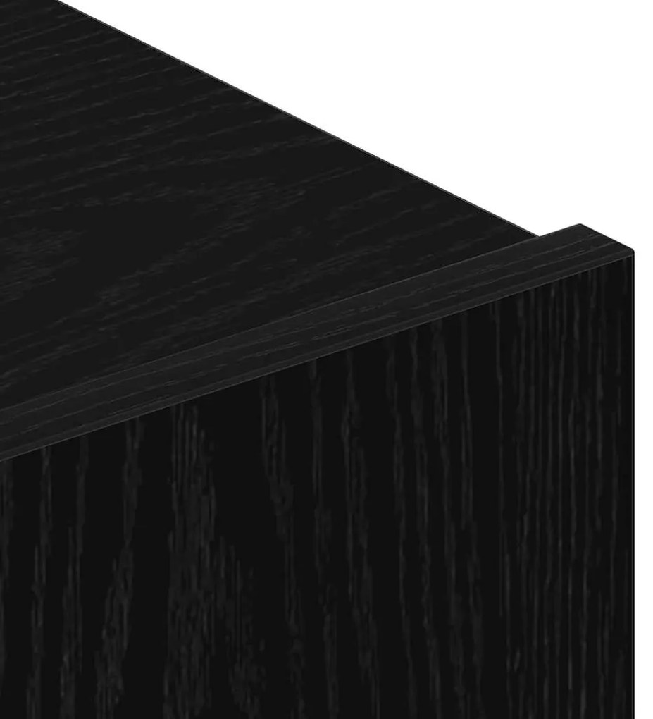 vidaXL Σετ επίπλου τηλεόρασης 4 pcs Μαύρη δρυς 80 x 30 x 30 εκ