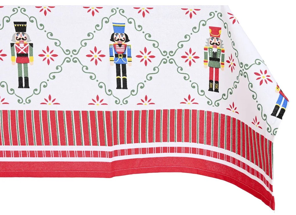 Ρητινωμένο τραπεζομάντηλο αντιλεκέδων Home ESPRIT Λευκό Κόκκινο Πράσινο Μπεζ (9 Τεμάχια)