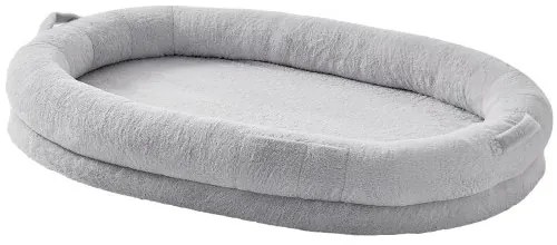 VEVOR Human Dog Bed 72x48x10in Large Human Size Dog Bed Washable Faux Rabbit Fur