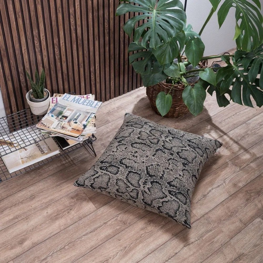 Μαξιλαροθήκη Διακοσμητική Δαπέδου Malibu 03 Elephant Teoran 65Χ65 Acrylic,Cotton,Polyester