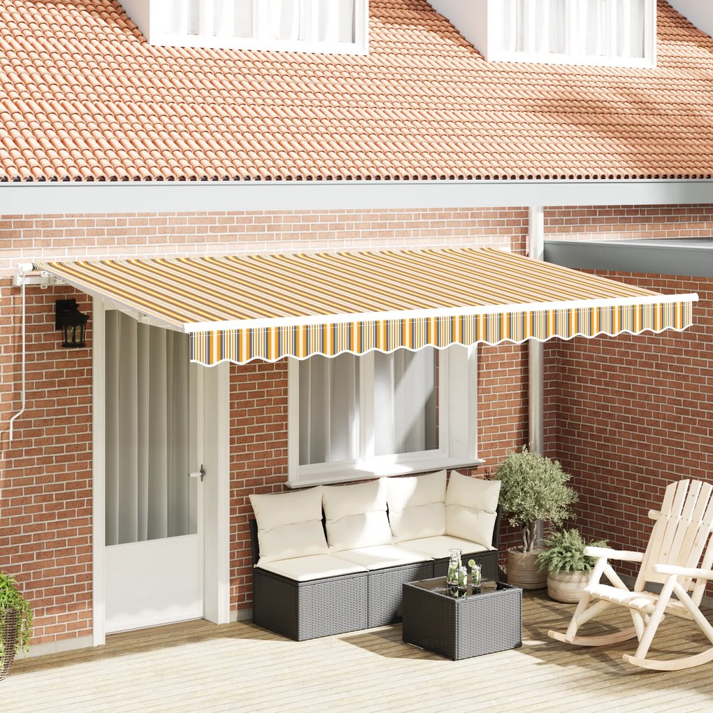 vidaXL Σκηνίτσα Αναδιπλούμενη Πολύχρωμο 400 x 200 cm