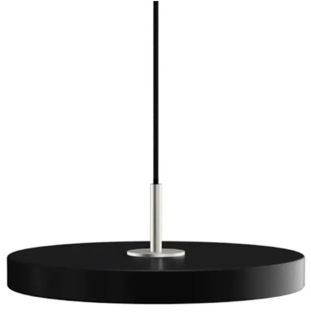 Φωτιστικό Οροφής Asteria Plus Mini Steel 2293C4174 Φ31x10.5cm Led 1200lm 18W 2400-3000k Black Umage