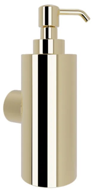 Ντισπένσερ Μεταλλικό Επιτοίχιο 220ml W60xD75xH190mm Light Gold Gloss PVD Verdi 3011052