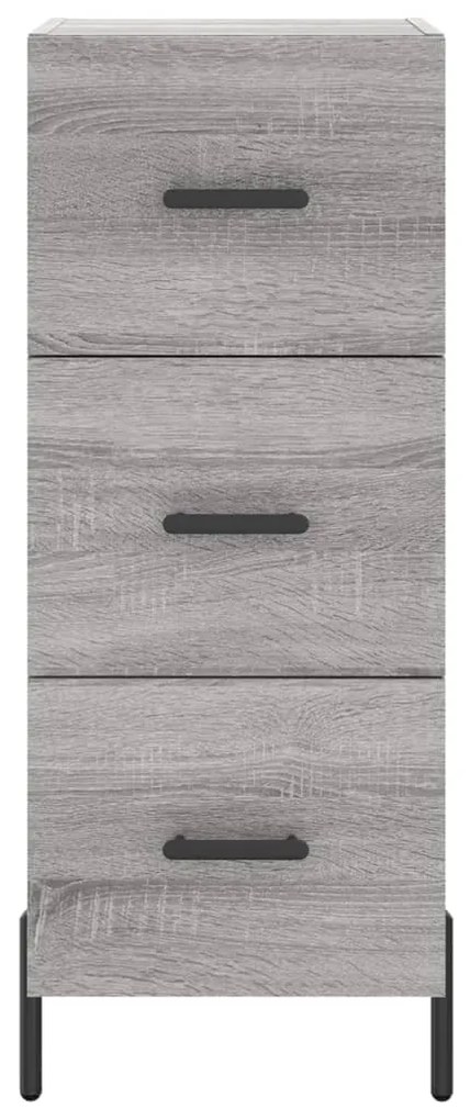 vidaXL Ντουλάπι Γκρι Sonoma 34,5x34x90 εκ. από Επεξεργασμένο Ξύλο