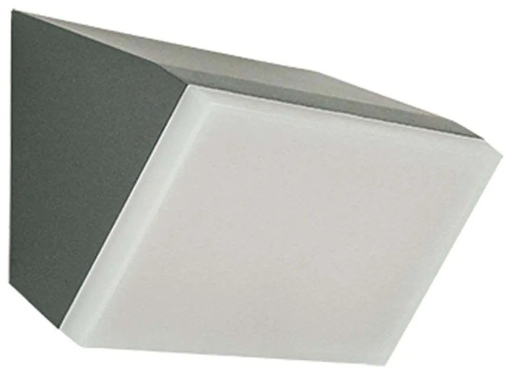 Φωτιστικό Τοίχου - Απλίκα E417 18x9x9cm Led 1115lm 10W 3000K Graphite
