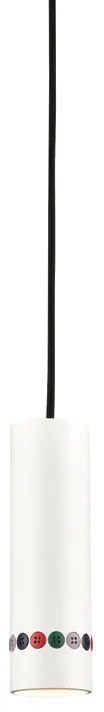 Φωτιστικό Οροφής Μονόφωτο Aca Buttons YL22271PCF White