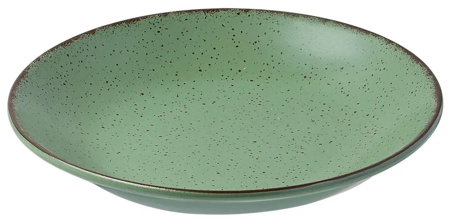 ΠΙΑΤΟ ΒΑΘΥ TERRA GREEN ΠΟΡΣΕΛΑΝΙΝΟ 23cm ESTIA 07-15527