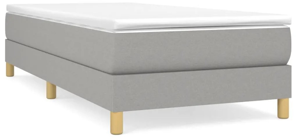 ΠΛΑΙΣΙΟ ΚΡΕΒΑΤΙΟΥ BOXSPRING ΑΝΟΙΧΤΟ ΓΚΡΙ 80X200 ΕΚ. ΥΦΑΣΜΑΤΙΝΟ 3120566