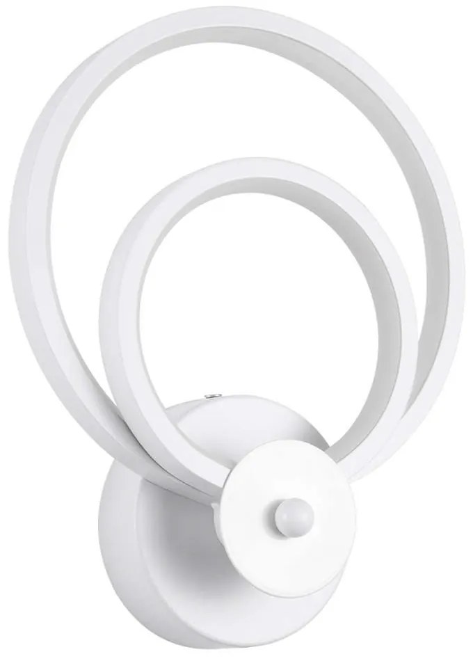 Φωτιστικό Τοίχου - Απλίκα Freddie 61077 Led 15W 20x7,5x25cm White GloboStar Αλουμίνιο