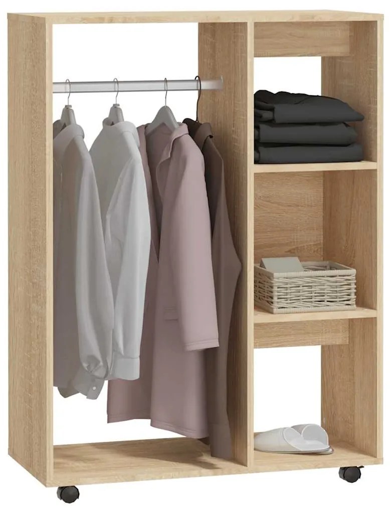 vidaXL Ντουλάπα Sonoma Δρυς 80 x 40 x 110 εκ. από Επεξ. Ξύλο