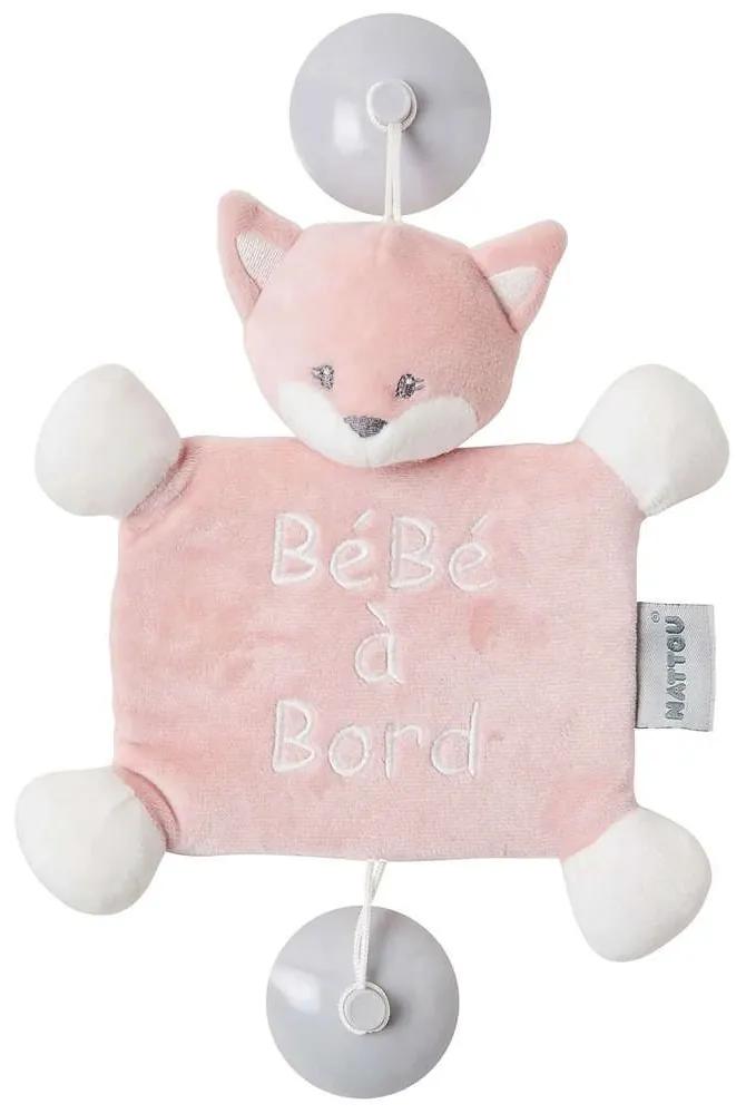 Baby On Board Αλεπού Alice N485289 20cm Pink Nattou