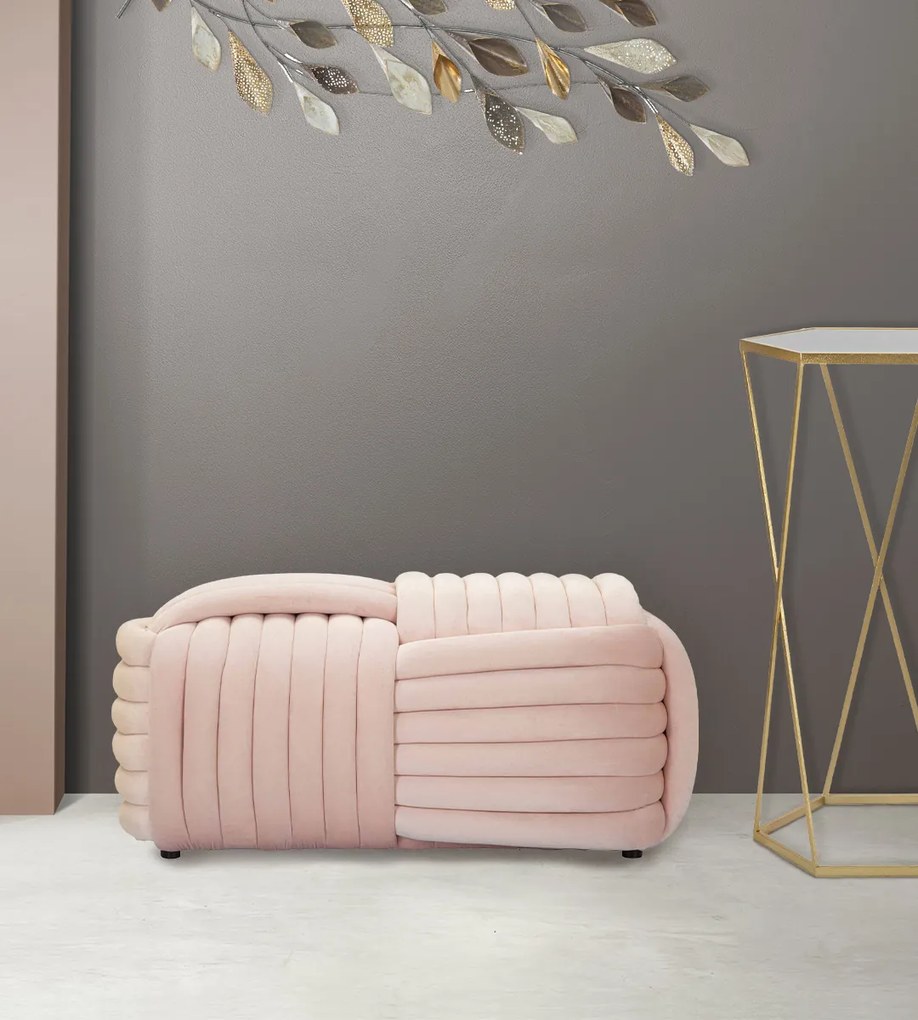 Σκαμπό Ροζ SOFTY 45x90