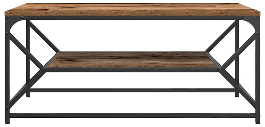 vidaXL Τραπεζάκι σαλονιού Παλιό Ξύλο 90 x 50 x 40 cm