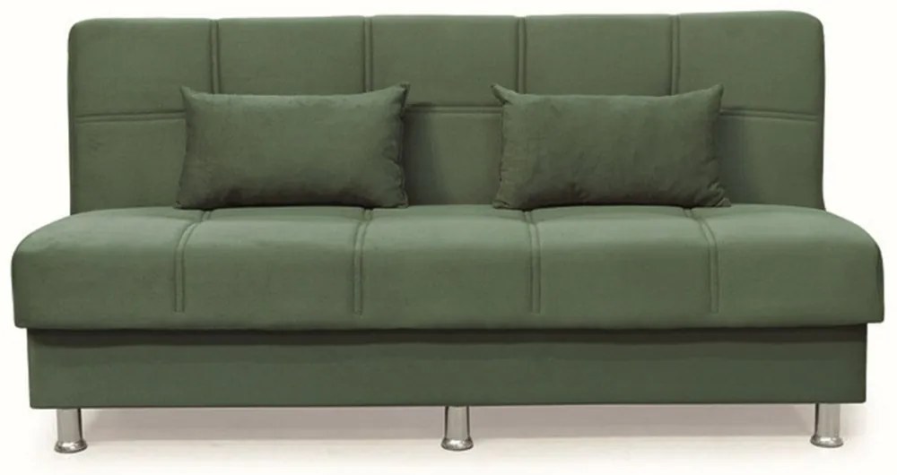 Καναπές-Κρεβάτι Τριθέσιος Felina 40.0303 180x90x80/180x100cm Green