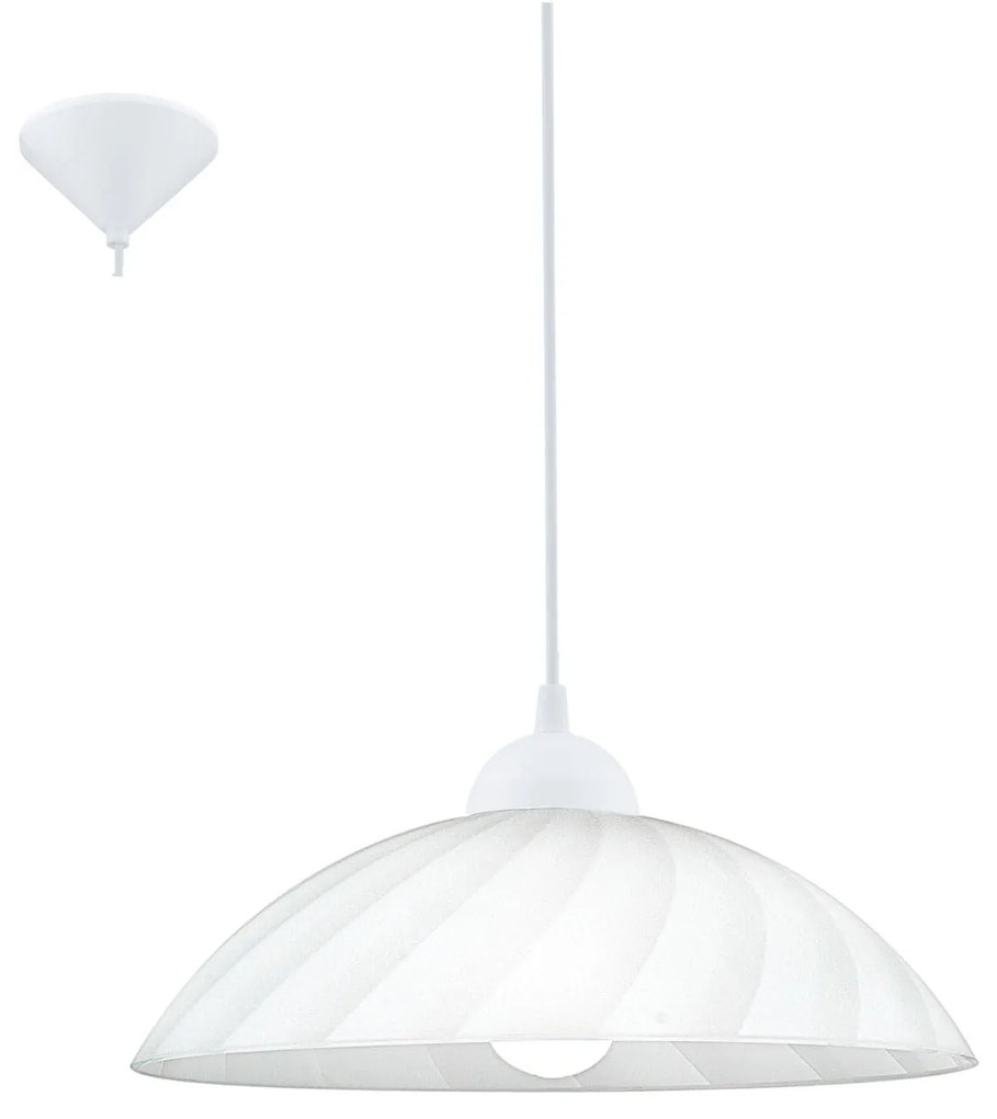Φωτιστικό Οροφής Vetro 82785 White Eglo Plastic