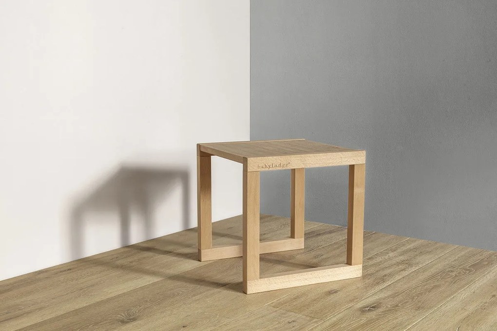 Cubotto Premium Τραπεζακι Montessori Μπεζ 39x39x39cm