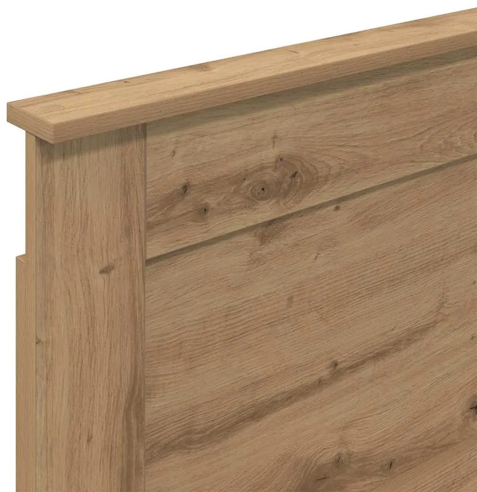 vidaXL Κεφαλάρι με κεφαλάρι Artisan Oak 100 cm Επεξεργασμένο ξύλο
