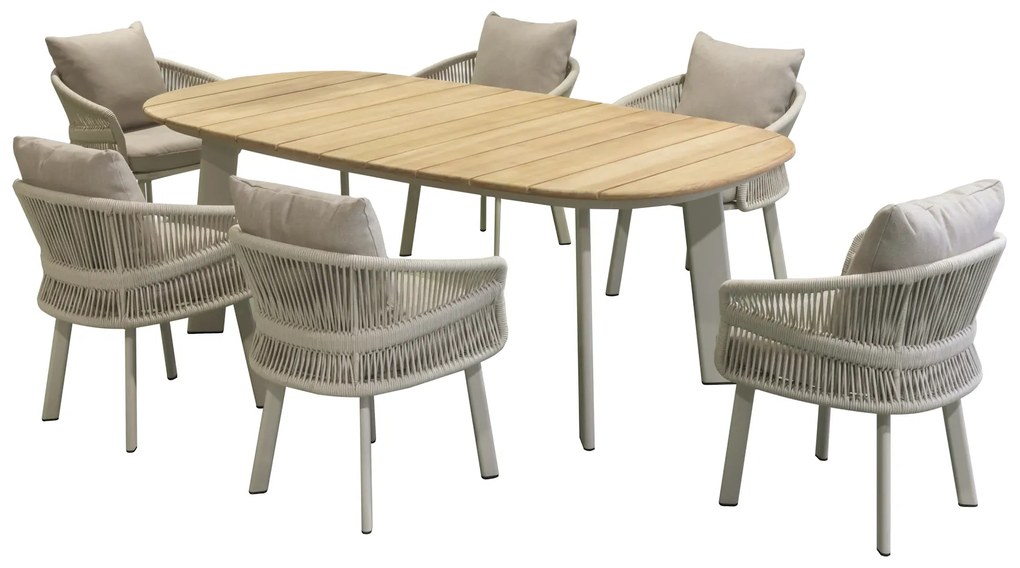 Higold   Aio/D7 Taupe, Dining set of 7 pcs  metax-01-00-2753 διάστ.0.0000 x 0.0000 x 0.0000