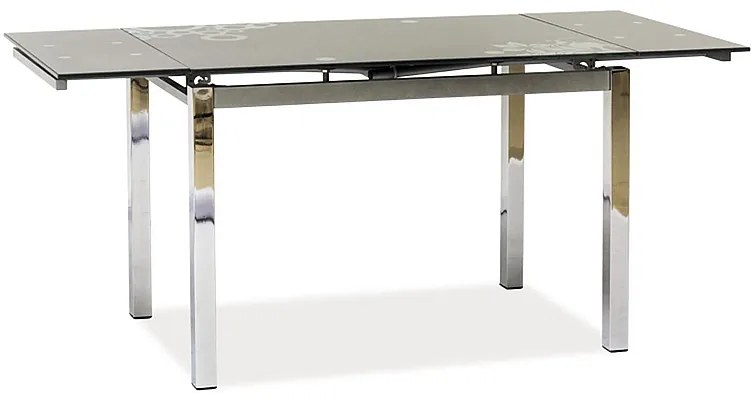 ΤΡΑΠΕΖΙ GD017 ΓΚΡΙ / ΧΡΩΜΙΟ 110 (170) x74 DIOMMI GD017S DIOMMI-80-1769