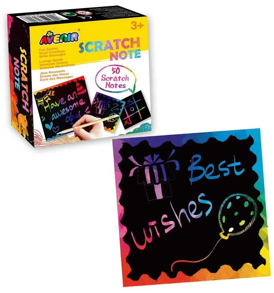 Ζωγραφική Scratch Avenir Scratch Notes