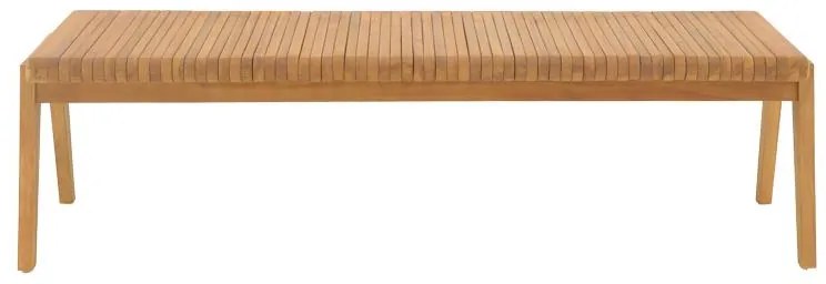 Παγκάκι Jey teak ξύλο σε φυσική απόχρωση 150x45x40εκ 150x57.5x80 εκ.
