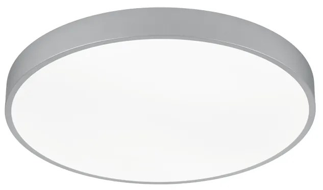 Μεταλλική Πλαφονιέρα Οροφής Γκρι 49xH6cm LED 52,5w 6200lm, 2300+3000+4000K Trio Lighting Waco 627415087