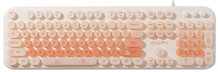 MOFII Wired Keyboard Illuminating Love Me (Beige)