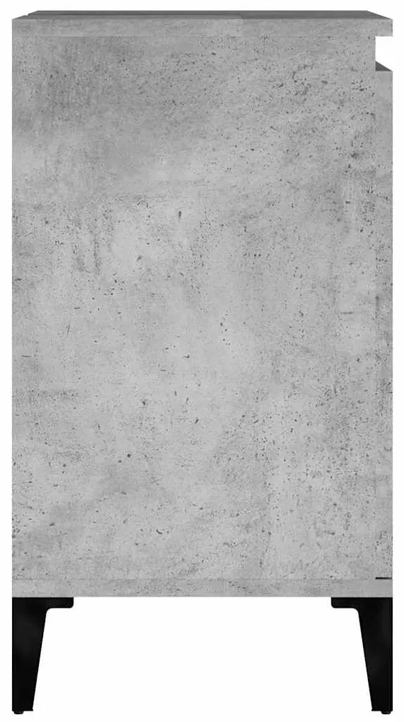 vidaXL Ντουλάπι Νιπτήρα Γκρι Σκυρ. 58x33x60 εκ. Επεξεργασμένο Ξύλο