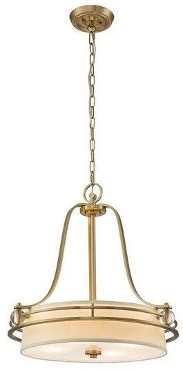 Κρεμαστό Φωτιστικό Οροφής 4xE27 Gotham Elstead Lighting-QZ-GOTHAM-P-BB-Ορείχαλκος QZ-GOTHAM-P-BB