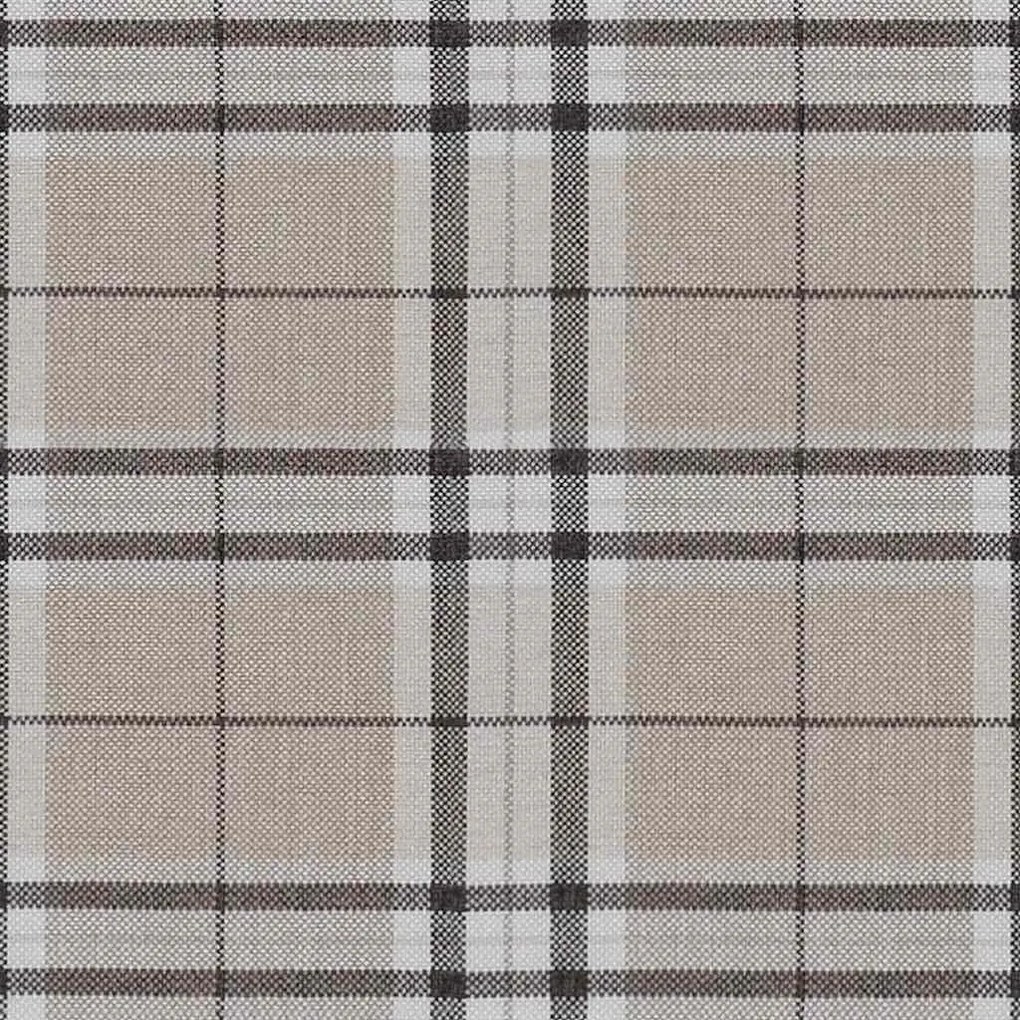 vidaXL Πολυθρόνα με Μαξιλάρι Κρεμ Υφασμάτινη