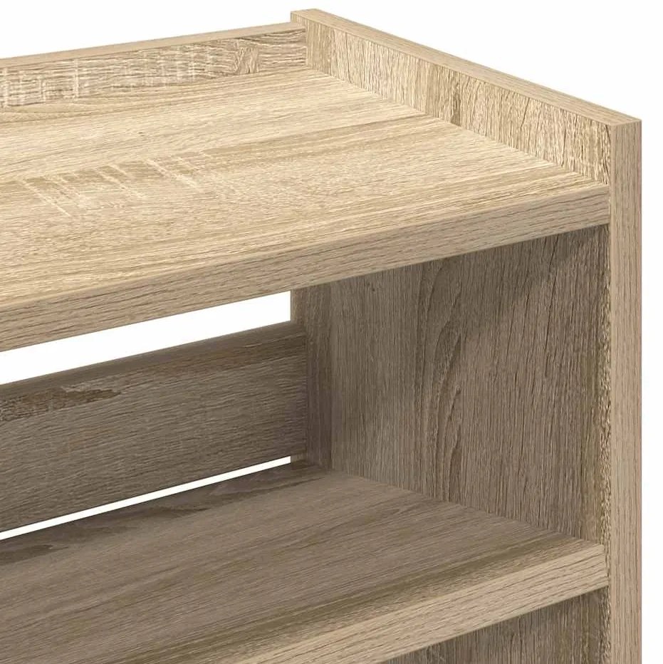 Ράφι παπουτσιών  Sonoma Oak 60x25x62 cm Κατασκευασμένο ξύλο 859889