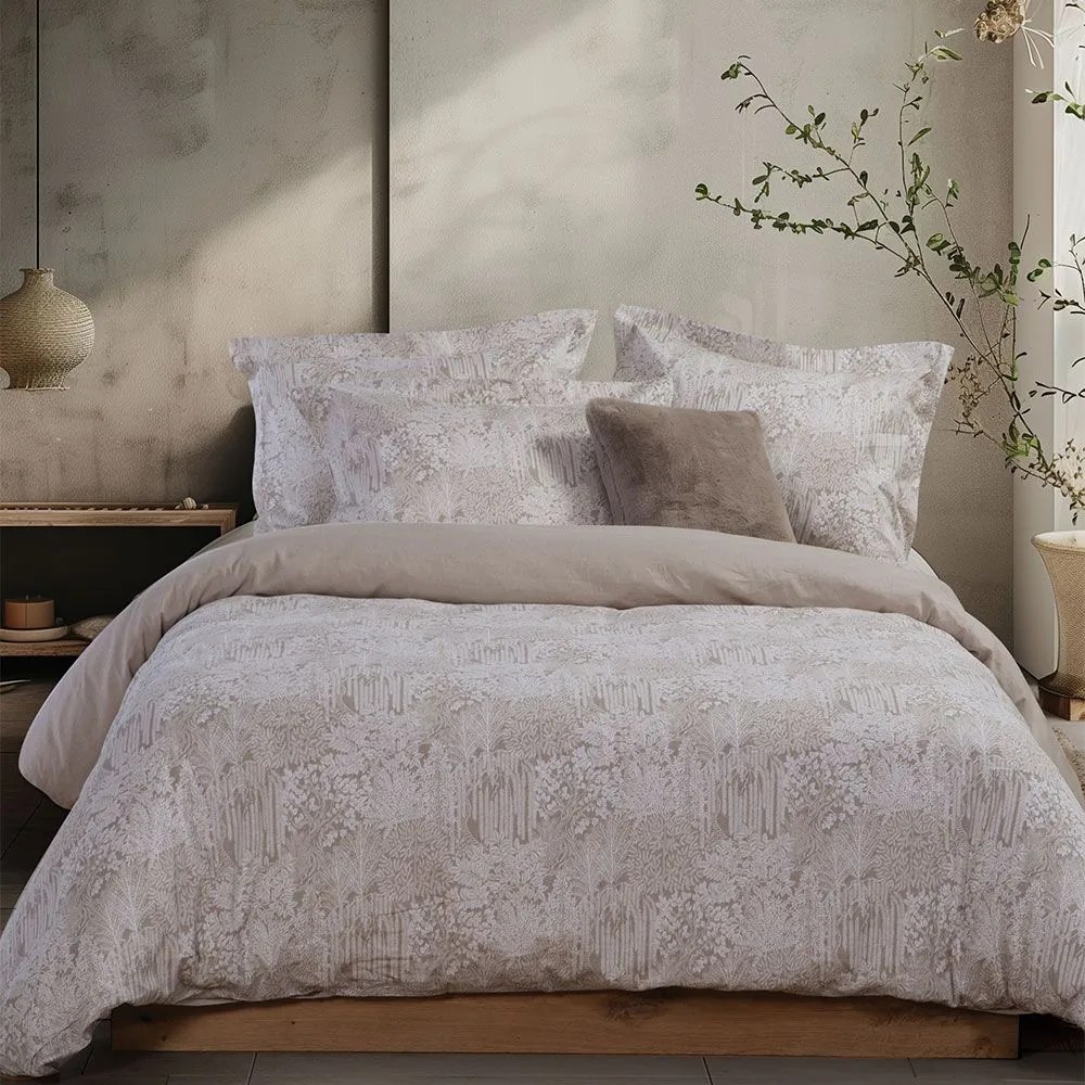 Σεντόνια Thron (Σετ 4τμχ) Beige Nef-Nef Homeware Υπέρδιπλo 240x270cm 100% Βαμβακοσατέν