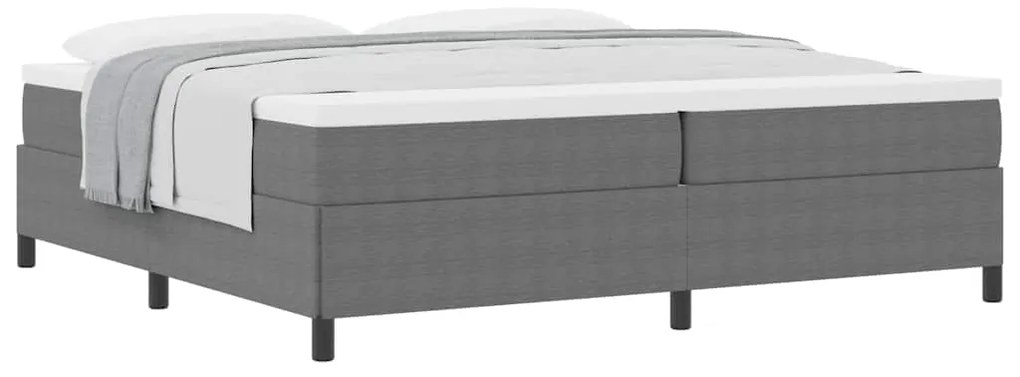 vidaXL Σκελετός Κρεβατιού Ανοιχτό γκρι 200 x 200 cm Βελούδο