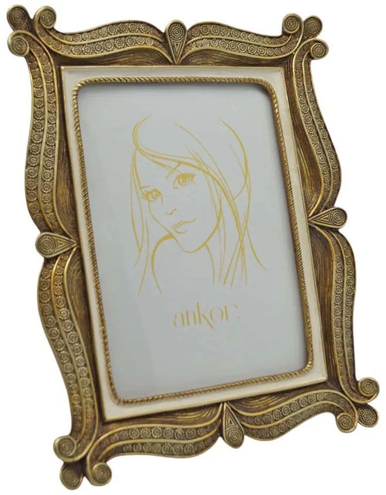 Κορνίζα Vintage 23482-6 15x20cm Gold Ankor Πολυέστερ