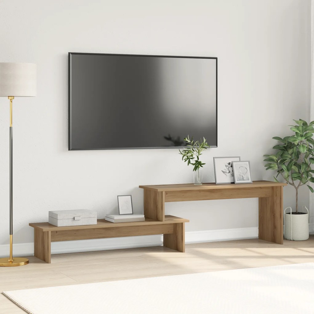 vidaXL Ντουλάπι TV artisan δρυς 180 x 30 x 43 εκ. Επεξεργασμένο ξύλο