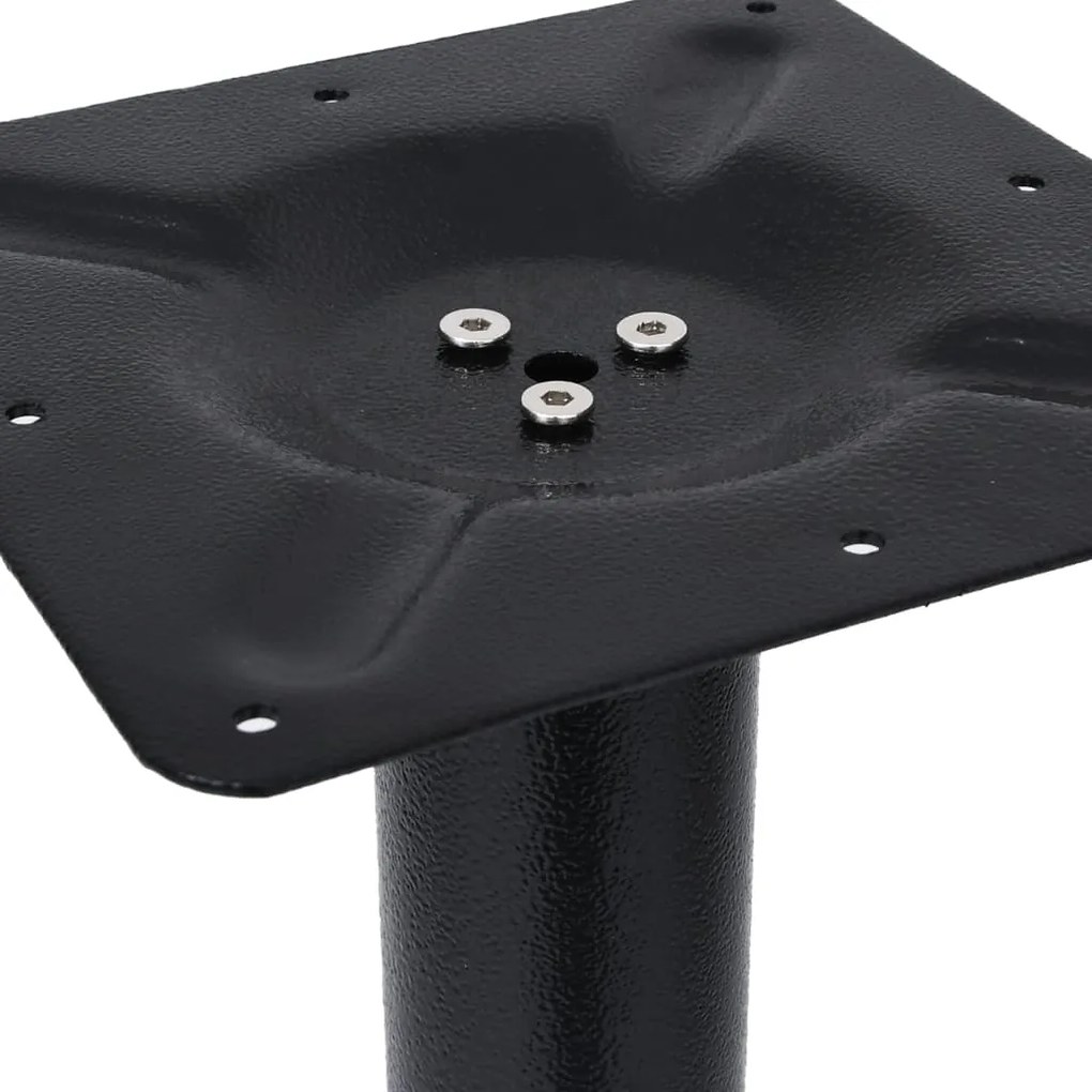 vidaXL Πόδι Τραπεζιού Bistro Μαύρο 52x52x108 εκ. από Χυτοσίδηρο