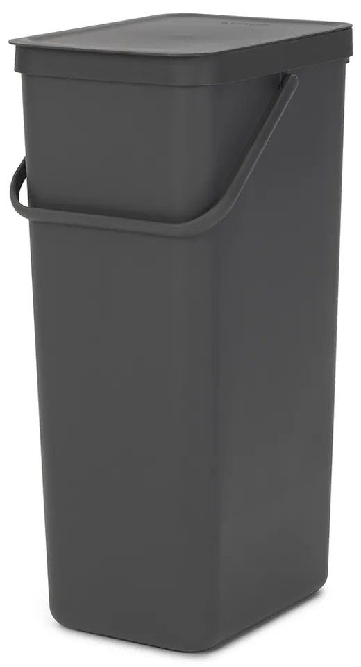 Brabantia 1004140 Κάδος απορριμμάτων Sort&Go 40L, Grey