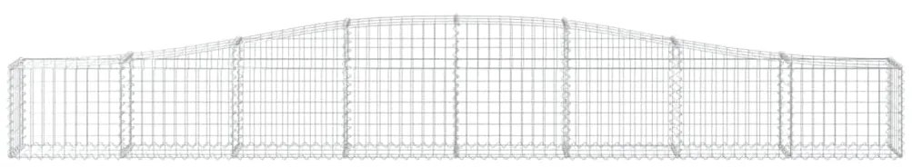 vidaXL Συρματοκιβώτια Τοξωτά 5 τεμ. 400x30x40/60 εκ. Γαλβαν. Ατσάλι