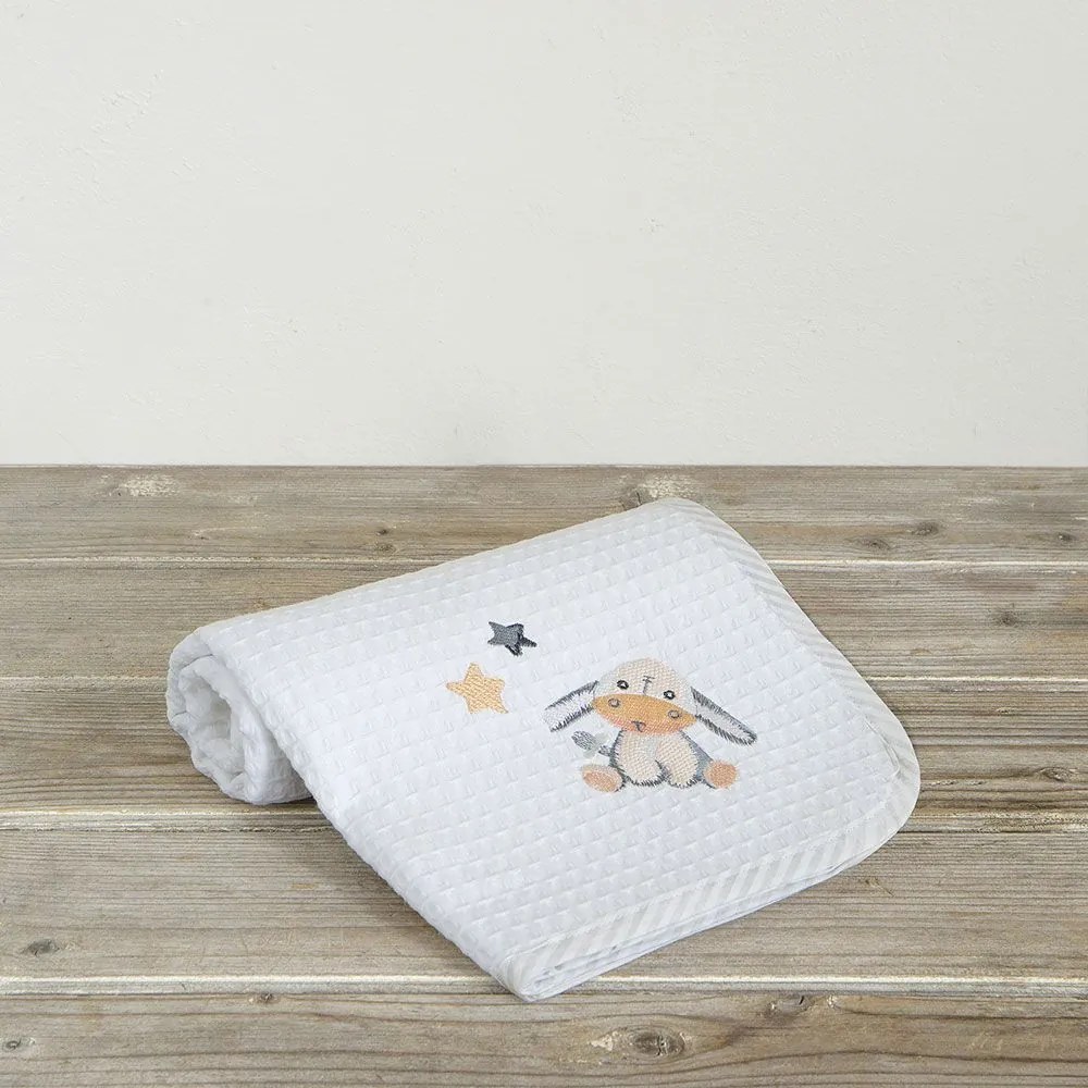 Κουβέρτα Βρεφική Toy Story Πικέ White Nima Cradle 110x140cm 100% Βαμβάκι