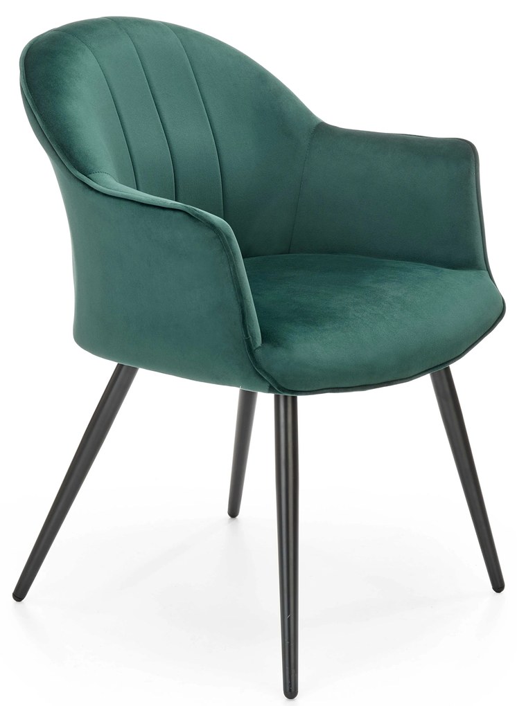 K468 chair dark green DIOMMI V-CH-K/468-KR-C.ZIELONY DIOMMI-60-21263