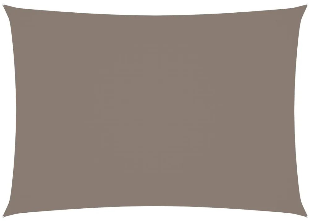 Πανί Σκίασης Ορθογώνιο Taupe 3,5 x 5 μ. από Ύφασμα Oxford 135435