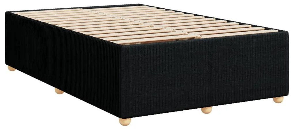 ΚΡΕΒΑΤΙ BOXSPRING ΜΕ ΣΤΡΩΜΑ ΜΑΥΡΟ 120X190 ΕΚ. ΥΦΑΣΜΑΤΙΝΟ 3287390