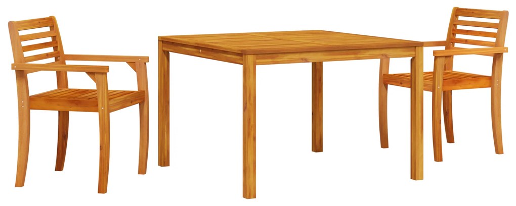 vidaXL Σετ Διατροφής Κήπου 3 pcs Καστανό 110 x 110 x 75 cm