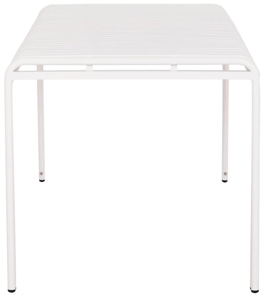 ΤΡΑΠΕΖΙ ΑΛΟΥΜΙΝΙΟΥ RACHEL HM6339.02 ΛΕΥΚΟ 150x80x75Υεκ.