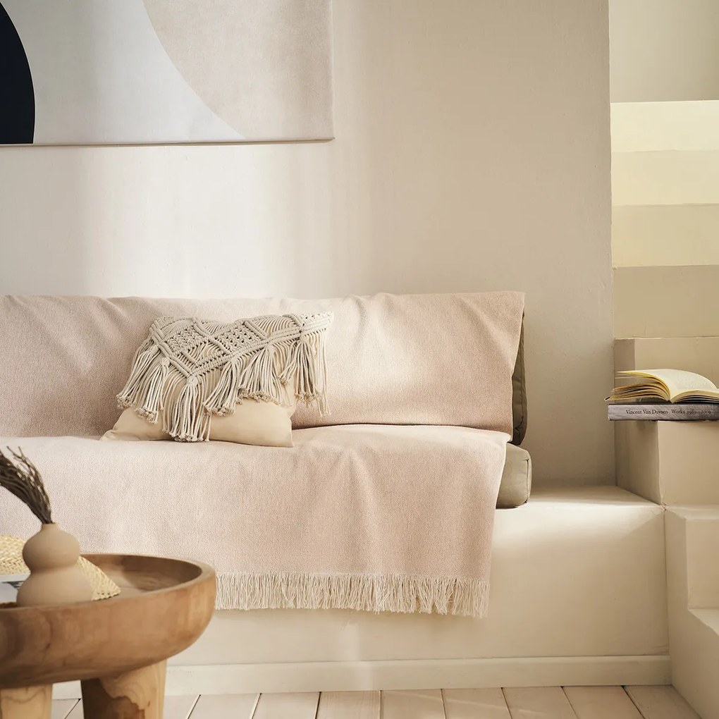 Ριχτάρι Τριθέσιου Καναπέ (220x300) Gofis Home Mewa Wet Sand Beige 182/08